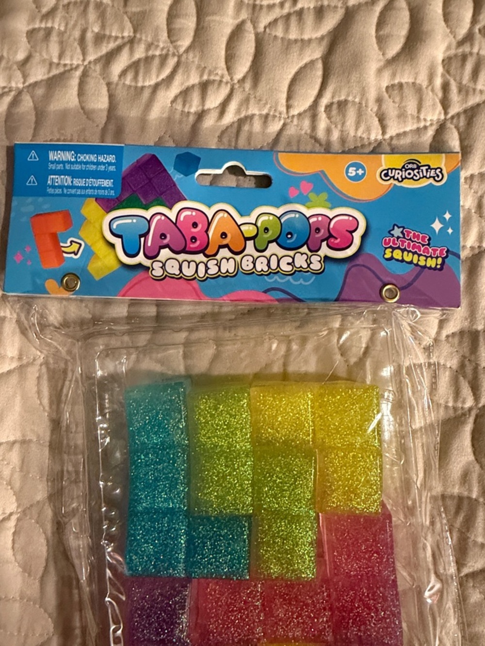 Squish Bricks Glitter Building Set - Multicolor Sparkle
